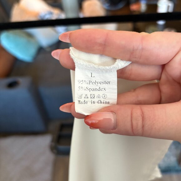 White Button Down Tank - Picture 2 of 3